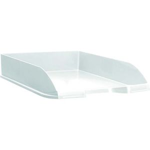 BANDEJA CORRESPONDENCIA PLASTICO PLUS OFFICE 256X348X66 MM COLOR BLANCO OPACA