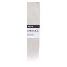 Papel Crespon Campus 50X2M Metalizado Plata