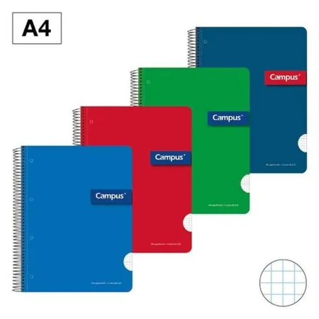Bloc Campus A4 5X5 Td 160H 60Gr Microperforado Colores