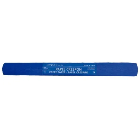 Papel Crespon Campus Extra 50X250 Marino