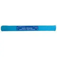 Papel Crespon Campus Extra 50X250 Azul Claro