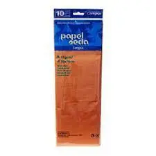 Papel Seda Campus Naranja 10H 50X76Cm