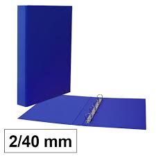 CARPETA CARTON PLUS Fº 2A/40 AZUL