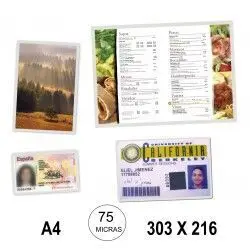 Funda Plastificacion A4 216X303Mm 75Micras 100H Plus