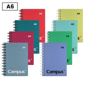 BLOC CAMPUS A6 4X4 80H 60GR COLORES