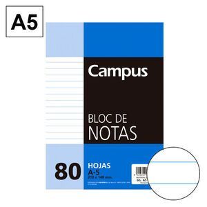 BLOC NOTAS A5 80H 60GR PERFORADO 