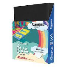 GOMA EVA CAMPUS 40X60 NEGRO