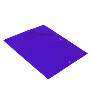 CARPETA PLUS SOFT A4 GOMAS Y SOLAPAS POLIPROPILENO MORADO