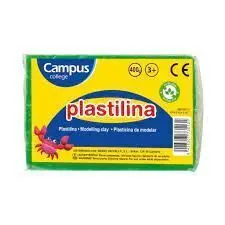 Plastilina Campus 400Gr Verde