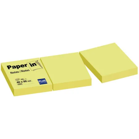 Notas Adhesivas Paper In 40X50 1Ux3U. Amarillo