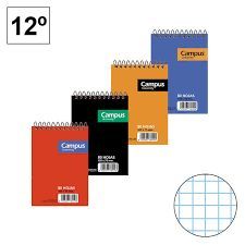 BLOC CAMPUS 12º 4X4 TC 80H 60GR COLORES