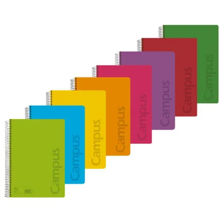 Bloc Campus A4 Liso T. pp 80H 90Gr Colores