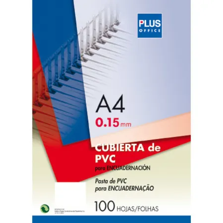 Cubierta A4 Pvc Cristal ud