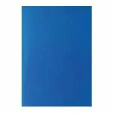 Cubierta A4 Pvc 0. 18Mm Azul Transparente 100Ud Plus Office