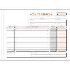 TALONARIO T-26 NOTA ENTREGA SIN COPIA