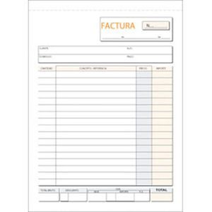 TALONARIO T-6 FACTURAS