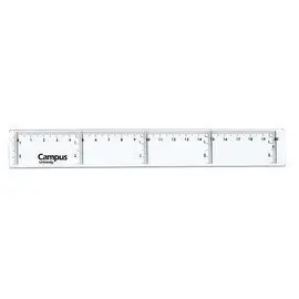 Regla Plastico 40Cm Campus