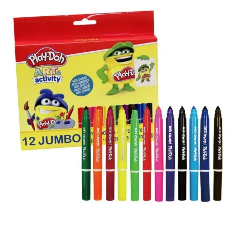 Rotuladores 12 Colores Gruesos Play Doh