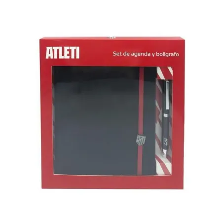 Set Agenda + Boligrafo Atletico de Madrid