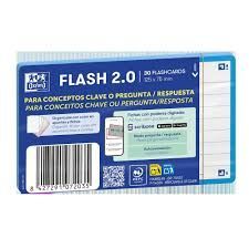 FICHAS OXFORD 125X75MM AZUL 5X5 30F.