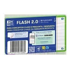 FICHAS OXFORD 125X75MM VERDE 5X5 30F.