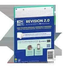 Fichas Oxford A5 Turquesa 5X5 30F.