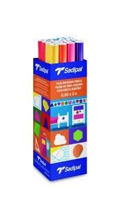 PLASTICO ADHESIVO 0,50X2M COLORES SADIPAL