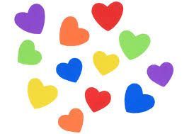 CORAZONES ADHESIVOS GOMAE EVA 60U.