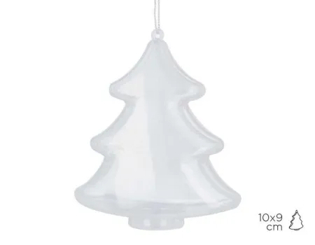 Arbol Colgar 10Cm Plastico Transparente