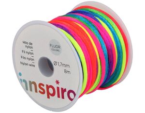 HILO NYLON COLORES FLUOR 1,7MM 8M