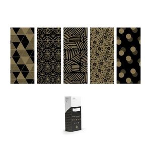 PAPEL REGALO 70X200 BLACK&GOLD