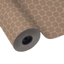 BOBINA 62CM GEOMETRICO MARRON