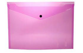SOBRE A4 PP 333X239MM ROSA PORTADOCUMENTOS