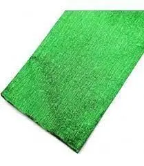 Papel Crespon 50X125 Metalizado Verde 80Gr