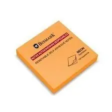 Notas Adhesivas 75X75 1U Naranja Neon Bismark