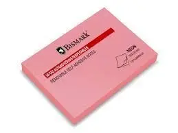 Notas Adhesivas Bismark 76X127 1U. Rosa Claro Neon