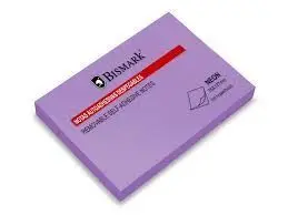 Notas Adhesivas 76X127 1U Morado Neon Bismark