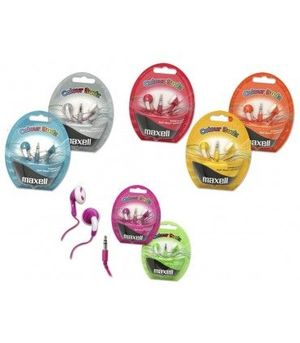 AURICULARES MAXELL BOTON COLORES SURTIDOS