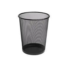 Papelera Metal Rejilla 24X34 18L Negro