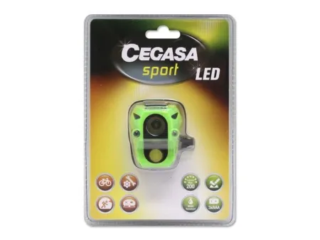 Linterna Cegasa Sport Frontal 3+3 W 200Lm