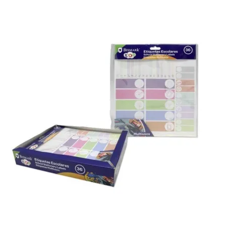Etiquetas Marcadoras Material Escolar 36 uds