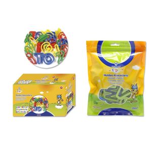 MOLDES ABECEDARIO PARA PLASTILINA 26 PIEZAS