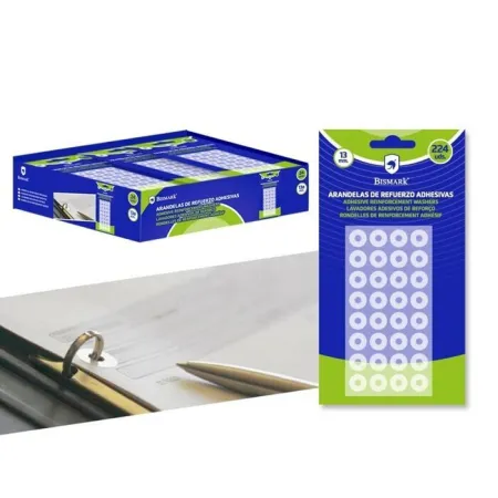 Arandelas Refuerzo Adhesivas 13Mm 224 ud. bismark