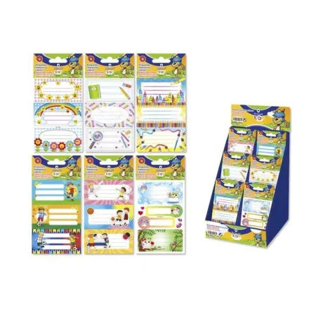 Etiquetas Adhesivas Escolar Libros 9 uds