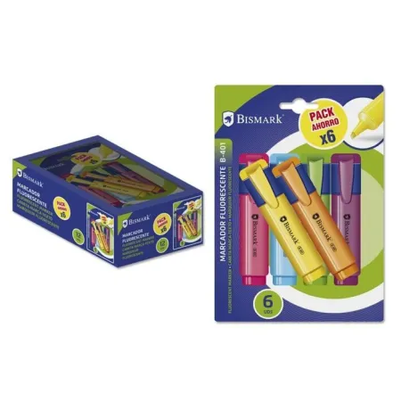 Rotulador Fluorescente Neon 6U Blister