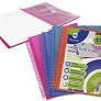 CARPETA A4 40 FUNDAS ESPIRAL/GOMAS NEON SURTIDAS BISMARK