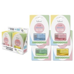 PENDRIVE USB UMAY 32GB LITTLE FUN PASTEL