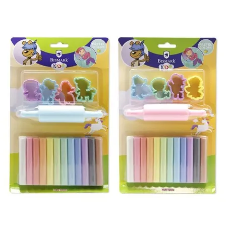 Plastilina Pastel 12 Colores C/ Moldes Fairy Tale