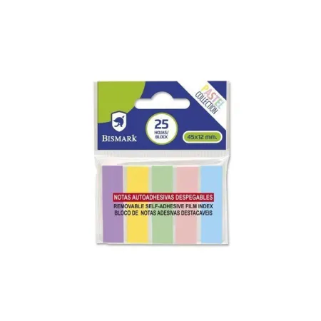 Banderitas Adhesivas Bismark 5 Colores Pasteles