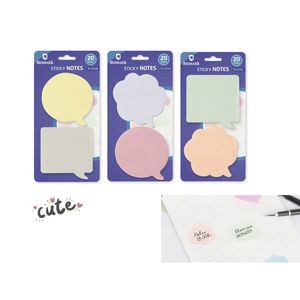 NOTAS PLANNER ADHESIVAS FORMAS PET BLISTER 2 UDS